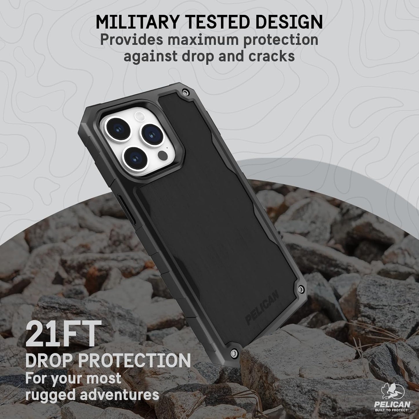 PELICAN SHIELD iPhone15 Pro ケース ブラック