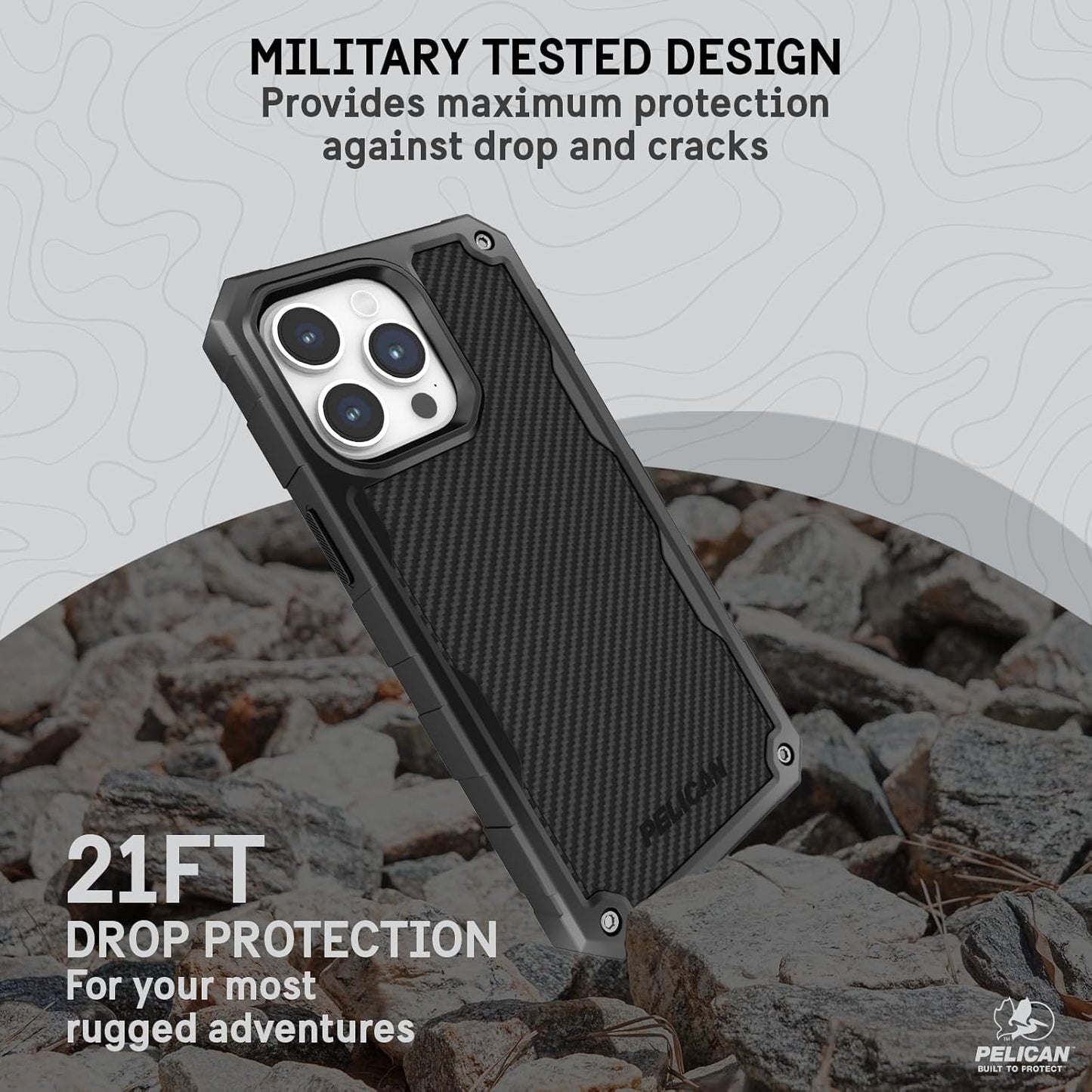 PELICAN SHIELD iPhone15 Pro ケース ケブラー