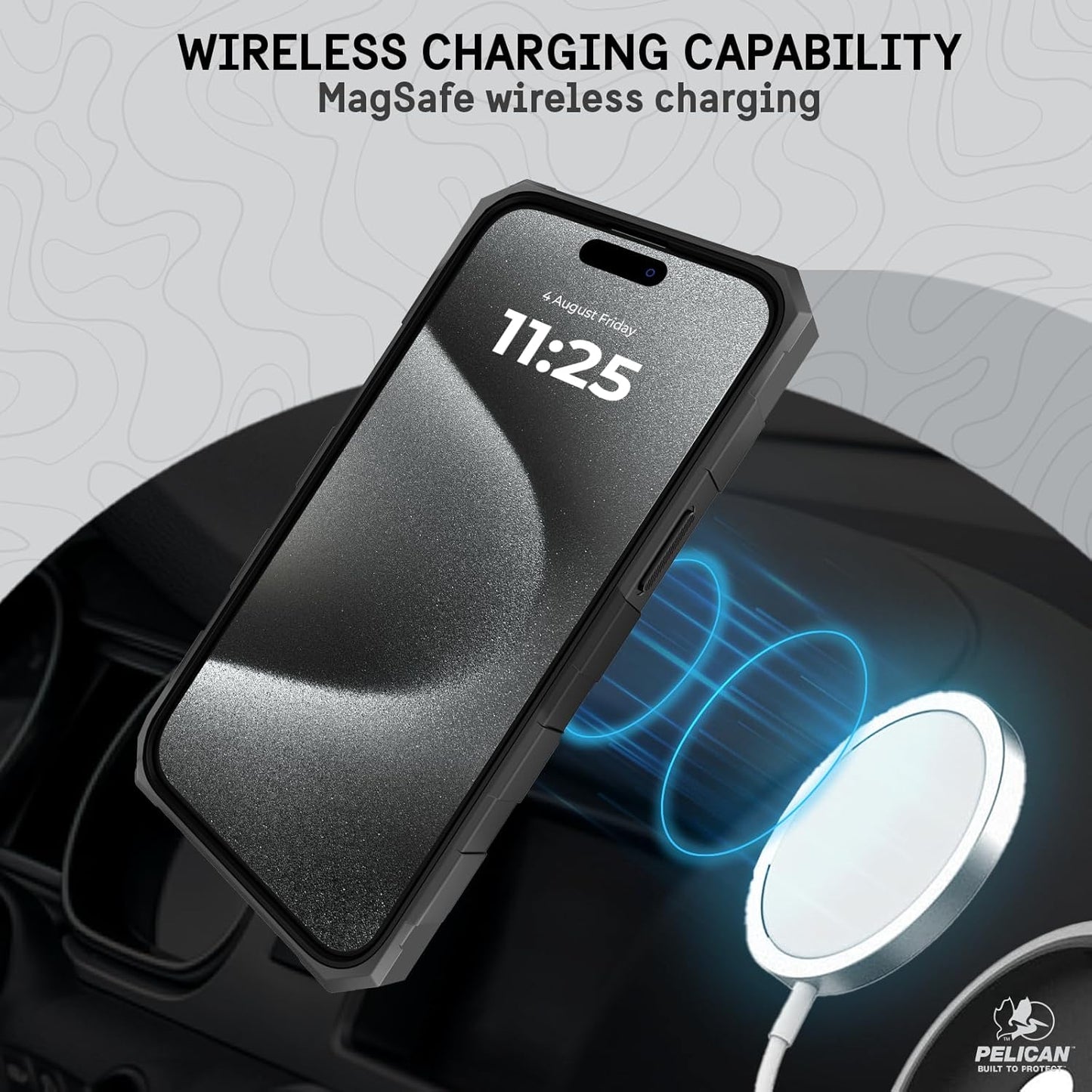 PELICAN SHIELD iPhone15 Pro ケース ブラック