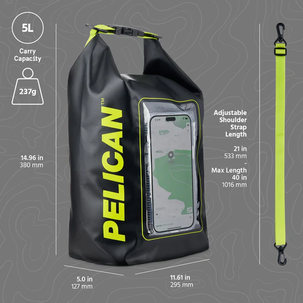 PELICAN MARINE 防水ドライバッグ 5L