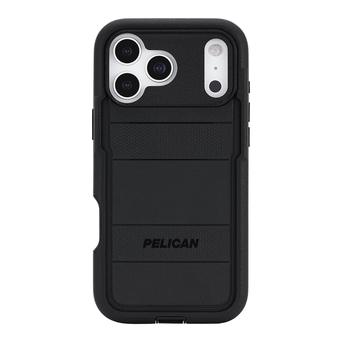 PELICAN VOYAGER - Black iPhone17/17 Pro/17 Pro Max用ケース ホルダー兼スタンド付き MagSafe対応 ブラック