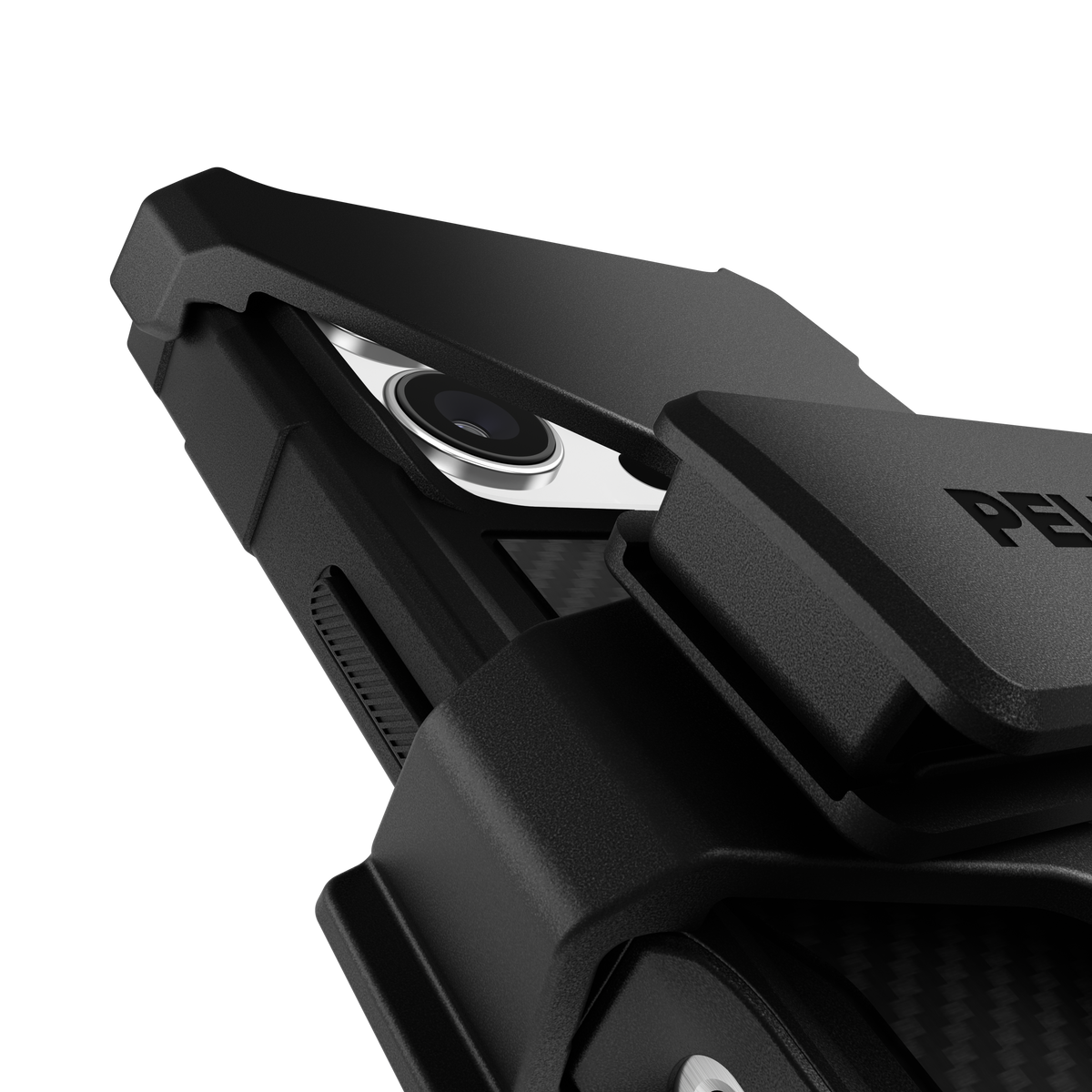 PELICAN SHIELD - Carbon Fiber iPhone16 Pro/16Pro Max用ケース ホルスター付き MagSafe対応 カーボンファイバー調