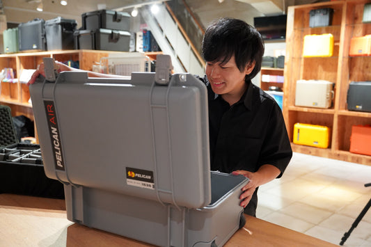カメラマン・棚橋さんがペリカンディーラーへ。気になる1535 Airを、自分の撮影スタイルに合わせて選ぶ