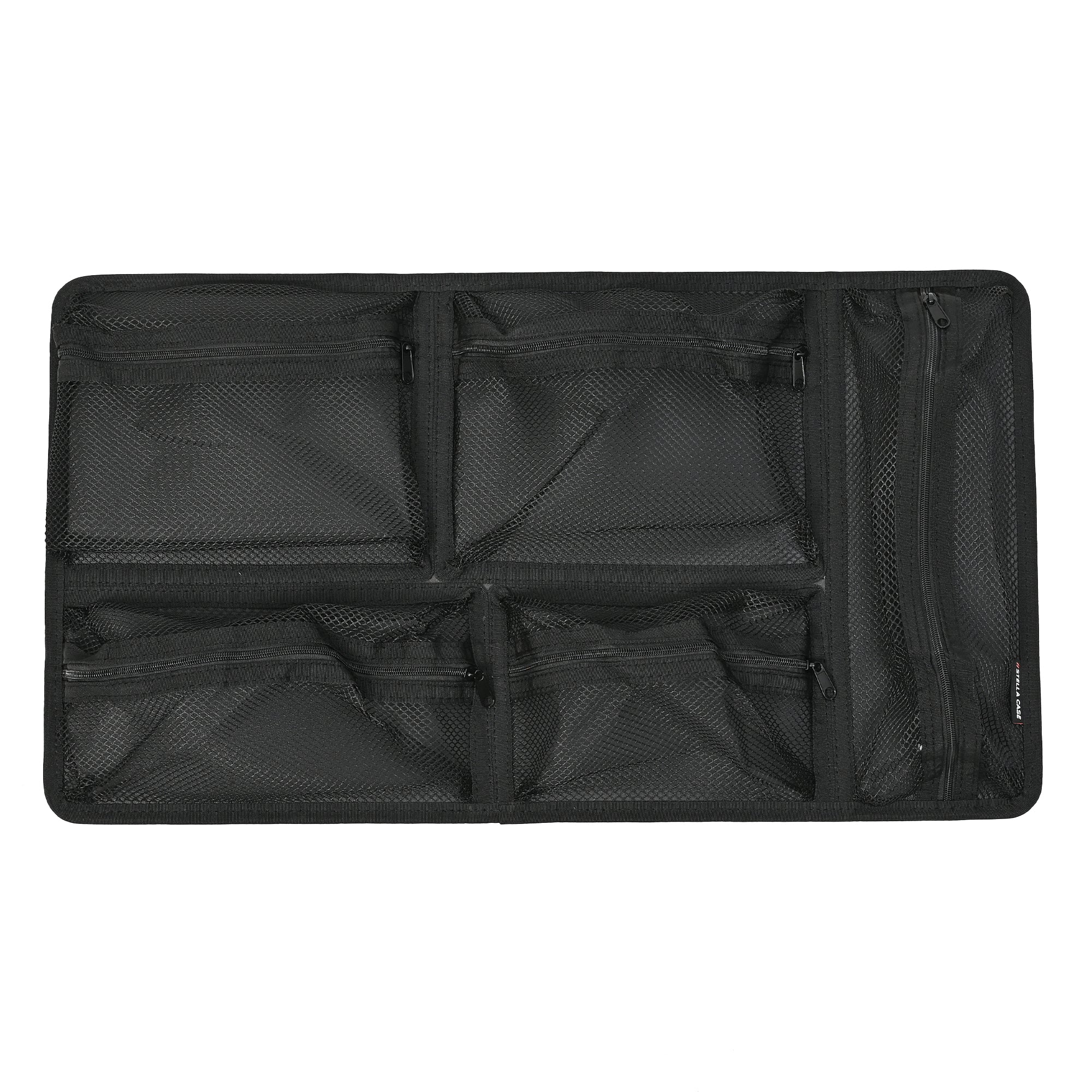 【2個セット】オートキャッチ LIGHT ブラック＆ブルーレザーケース エアケース 1535用 蓋オーガナイザー [SC-1535-LIDORG-BK] – PELICAN