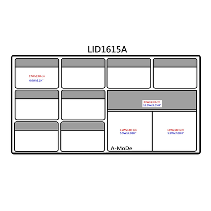 蓋オーガナイザー エアケース1615用 LID1615A