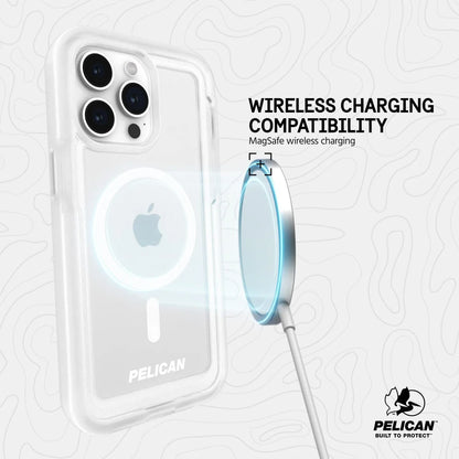 PELICAN VOYAGER - Clear　iPhone15 Pro用ケース　ホルスター付き　MagSafe対応　クリア [PP051500]