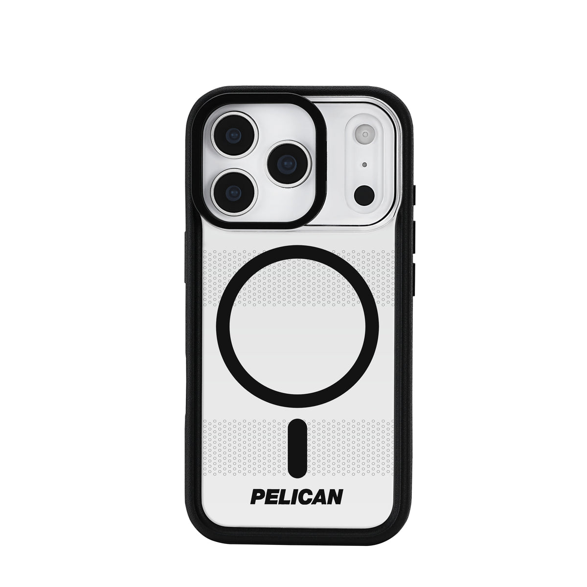 PELICAN PROTECTOR - Clear　iPhone17/17 Pro/17 Pro Max用ケース　スタンド付き　MagSafe対応　クリア