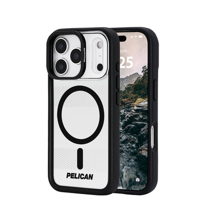 PELICAN PROTECTER iPhone17 Pro用 MagSafe対応 クリア スタンド付き [PP057350]