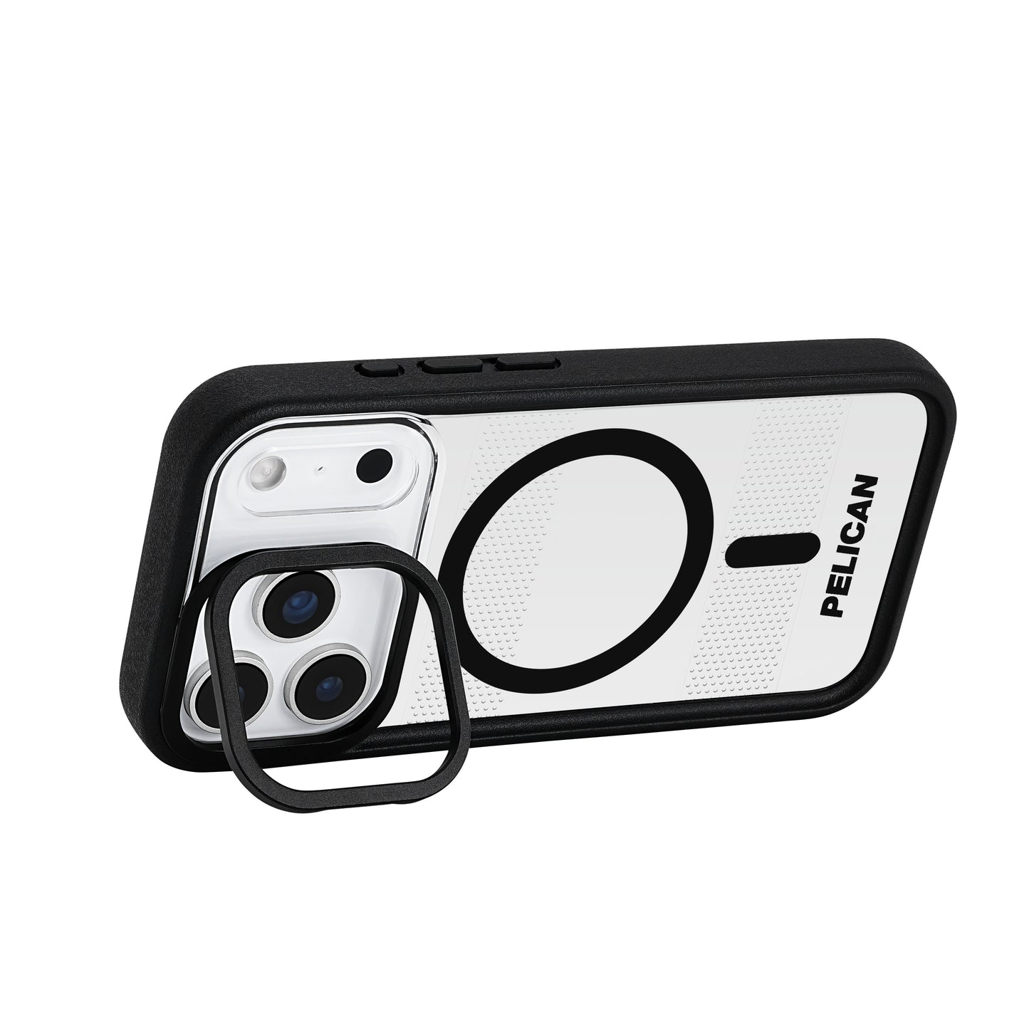 PELICAN PROTECTER iPhone17 Pro用 MagSafe対応 クリア スタンド付き [PP057350]