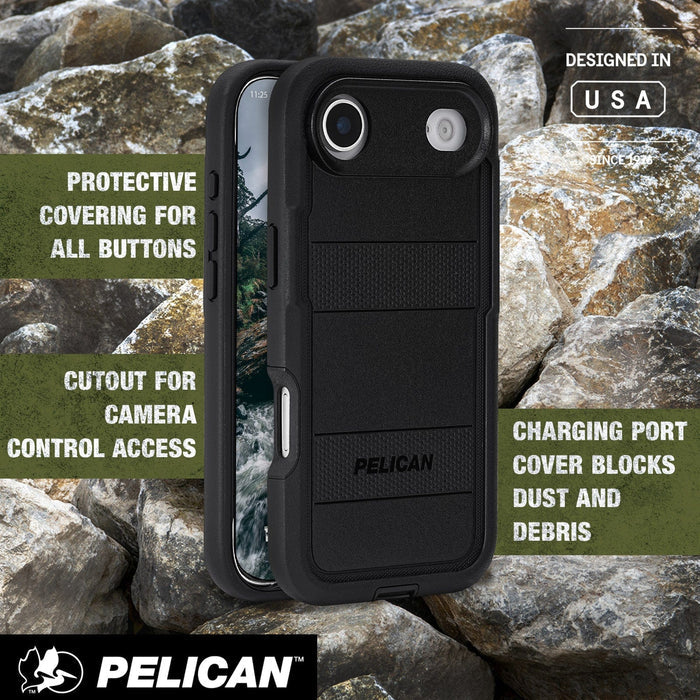 PELICAN VOYAGER iPhone Air用 ケース MagSafe対応 ブラック [PP057516]