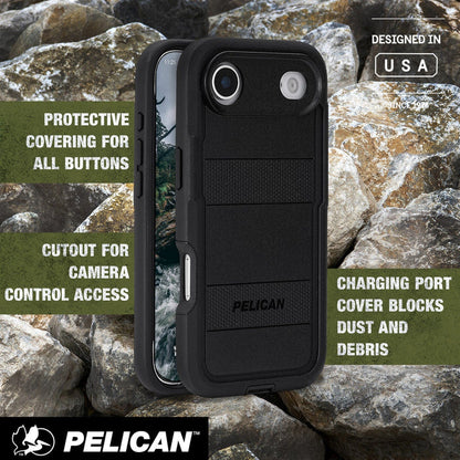 PELICAN VOYAGER iPhone Air用 ケース MagSafe対応 ブラック [PP057516]