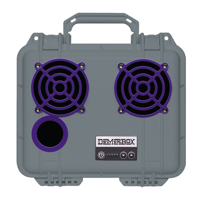 DEMERBOX DB2 防水 Bluetooth スピーカー バイカラー シルバーｘパープル