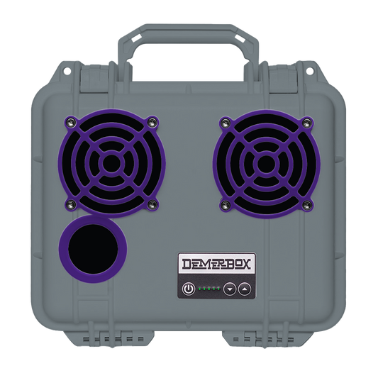 DEMERBOX DB2 防水 Bluetooth スピーカー バイカラー シルバーｘパープル
