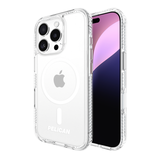 PELICAN PROTECTOR - Clear　iPhone16/16Pro/16ProMax用ケース　MagSafe対応　クリア