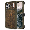 PELICAN SHIELD - Hunter Camo (OD Green) iPhone18 Pro/17 Pro用ケース MagSafe対応 カーボンファイバー調　ベルトクリップホルダー兼スタンド付き [PP061076]