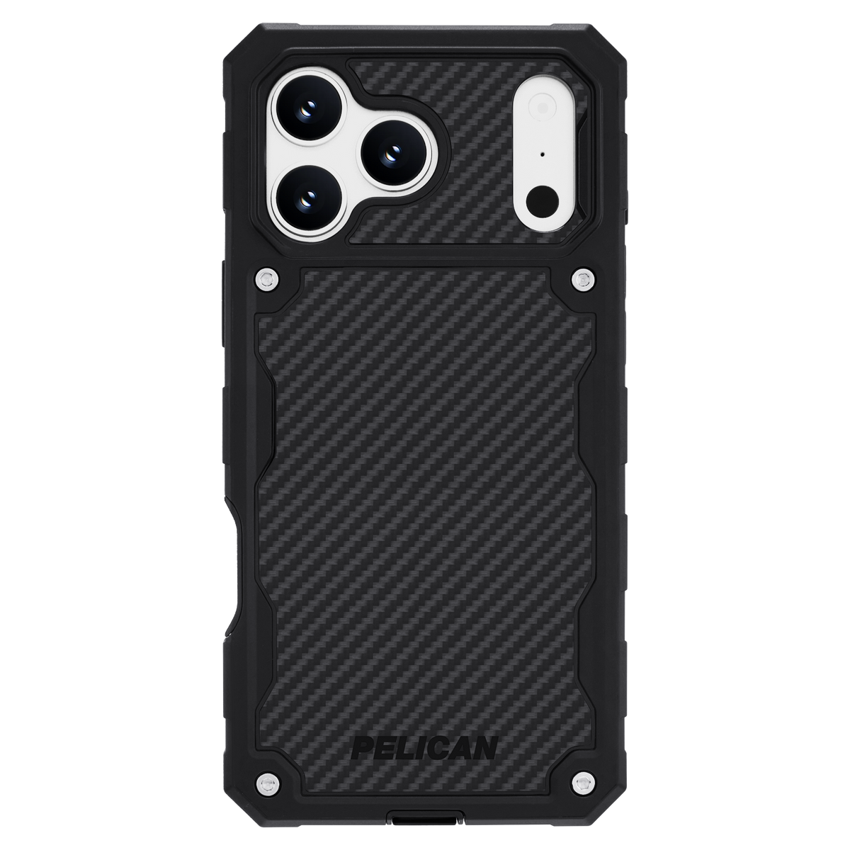 PELICAN SHIELD - Carbon Fiber iPhone18 Pro/17 Pro/18 Pro Max/17 Pro Max用ケース MagSafe対応 カーボンファイバー調