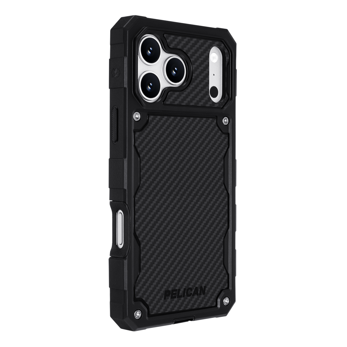 PELICAN SHIELD - Carbon Fiber iPhone18 Pro/17 Pro/18 Pro Max/17 Pro Max用ケース MagSafe対応 カーボンファイバー調