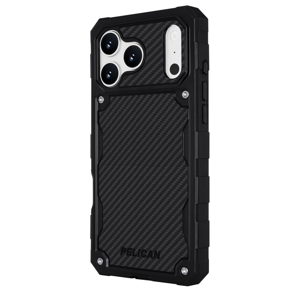 PELICAN SHIELD - Carbon Fiber iPhone18 Pro/17 Pro/18 Pro Max/17 Pro Max用ケース MagSafe対応 カーボンファイバー調