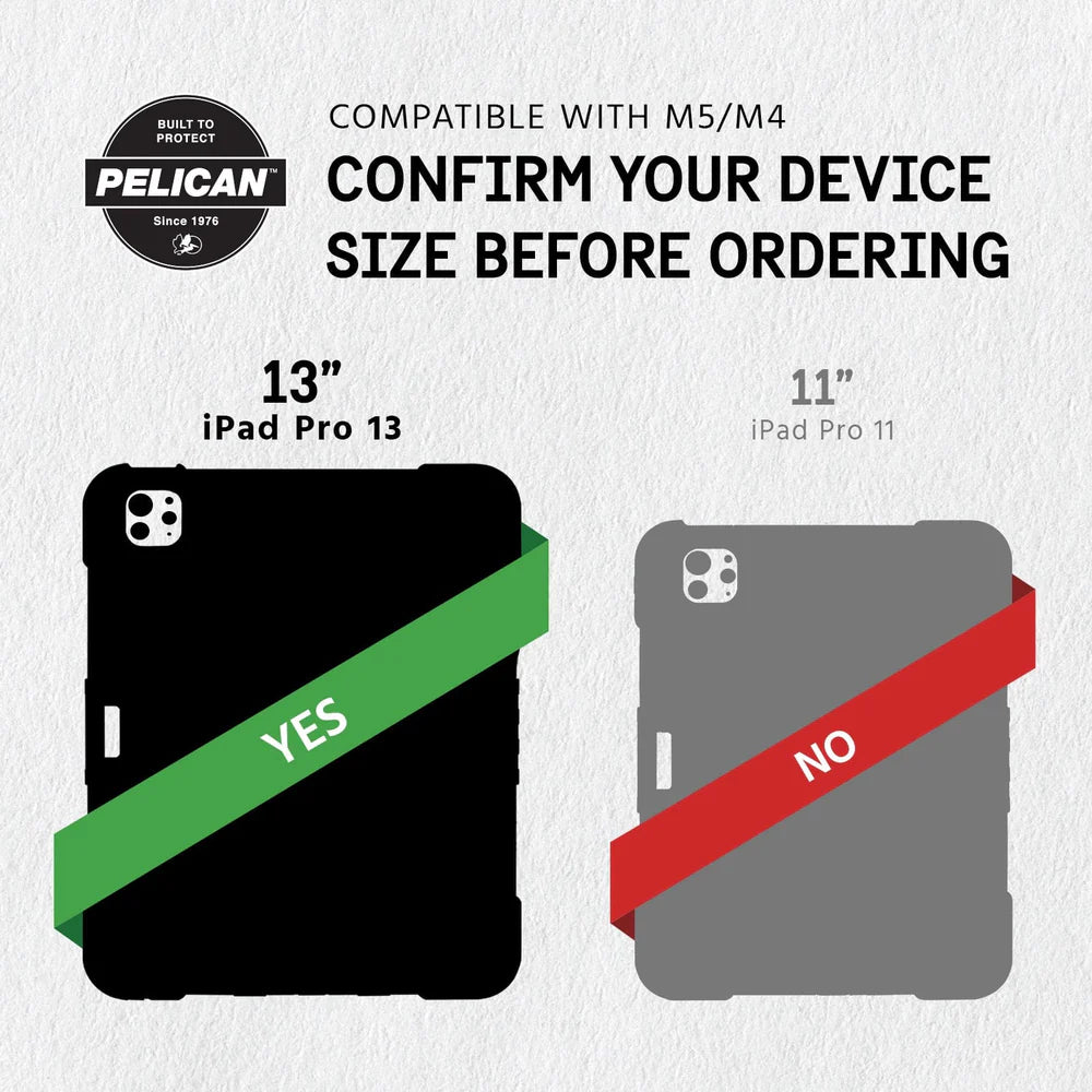 PELICAN VOYAGER iPad Pro 13インチ用 ケース スタンド付き  [PP060494]