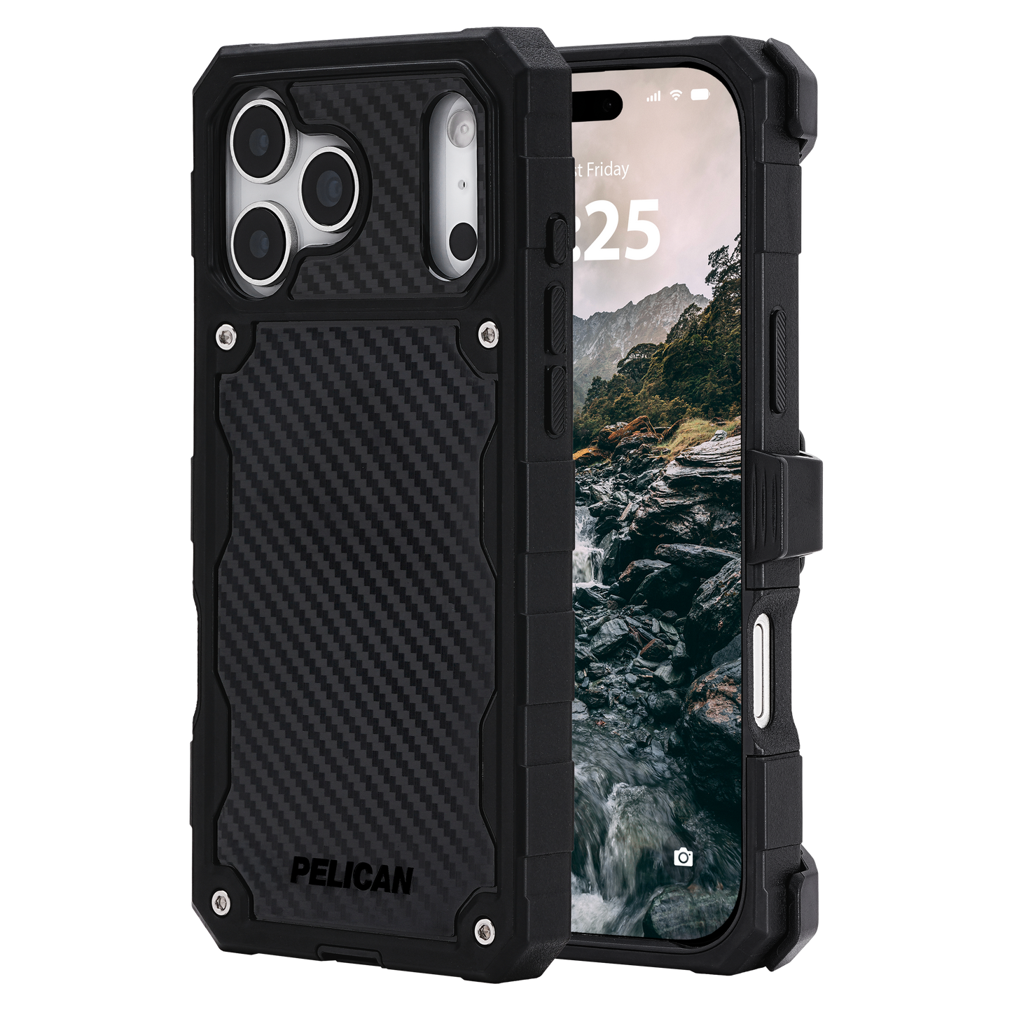 PELICAN SHIELD iPhone17 Pro Max用 ケース MagSafe対応 カーボンファイバー [PP057282]