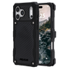 PELICAN SHIELD - Carbon Fiber iPhone18 Pro Max/17 Pro Max用ケース MagSafe対応 カーボンファイバー調　ベルトクリップホルダー兼スタンド付き [PP057282]