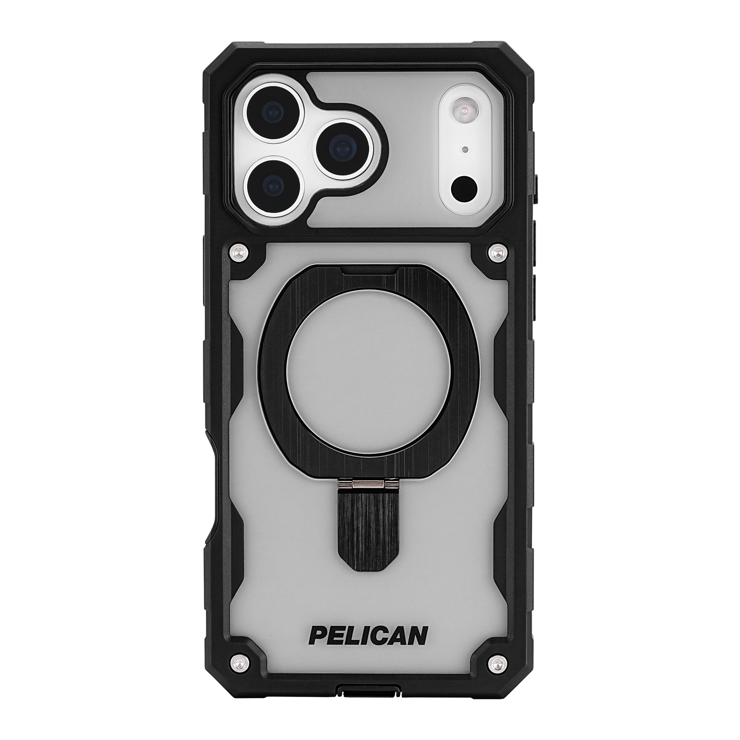PELICAN SHIELD iPhone17 Pro Max用 ケース MagSafe対応 スモーク スタンド付き [PP057284]