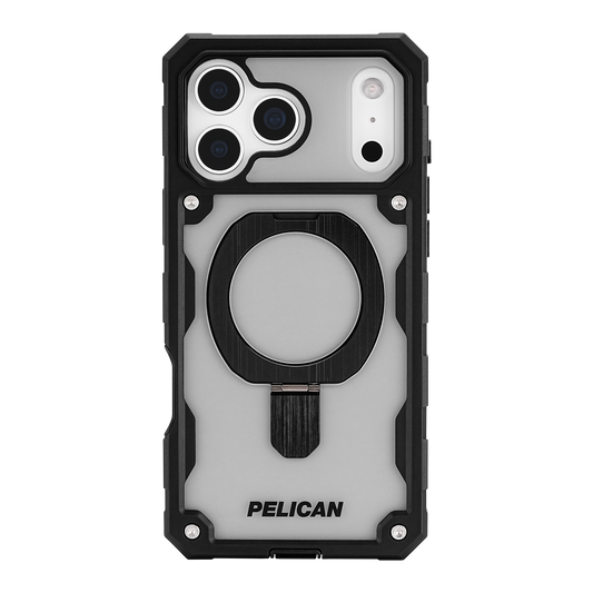 PELICAN SHIELD iPhone17 Pro Max用 ケース MagSafe対応 スモーク スタンド付き [PP057284]