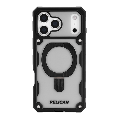 PELICAN SHIELD iPhone17 Pro Max用 ケース MagSafe対応 スモーク スタンド付き [PP057284]