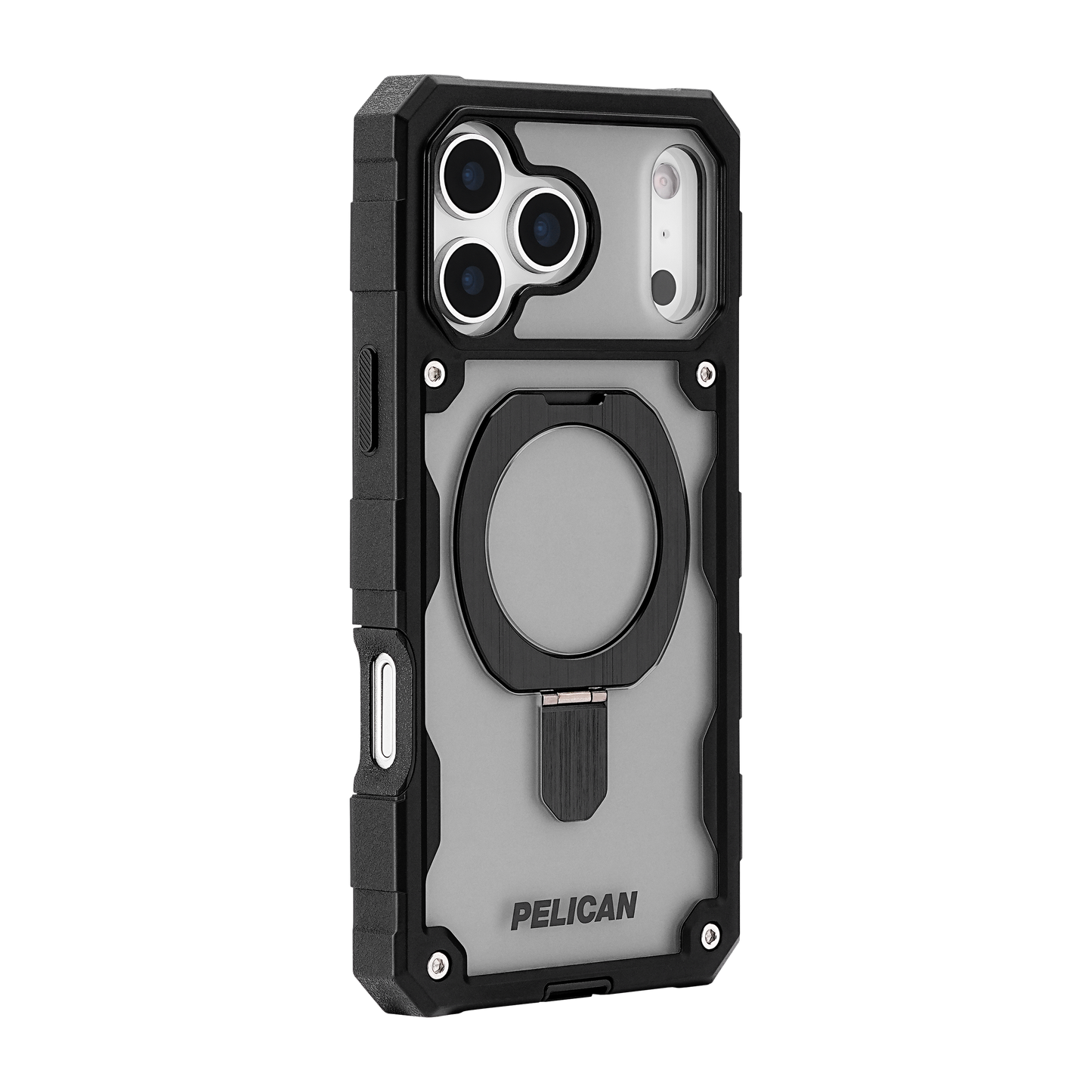 PELICAN SHIELD iPhone17 Pro Max用 ケース MagSafe対応 スモーク スタンド付き [PP057284]