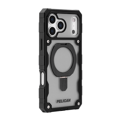 PELICAN SHIELD iPhone17 Pro Max用 ケース MagSafe対応 スモーク スタンド付き [PP057284]