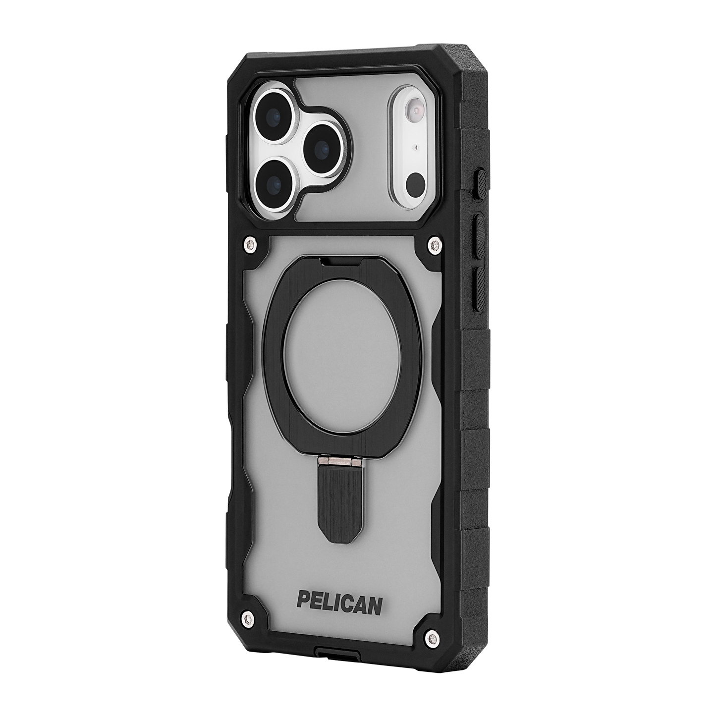 PELICAN SHIELD iPhone17 Pro Max用 ケース MagSafe対応 スモーク スタンド付き [PP057284]
