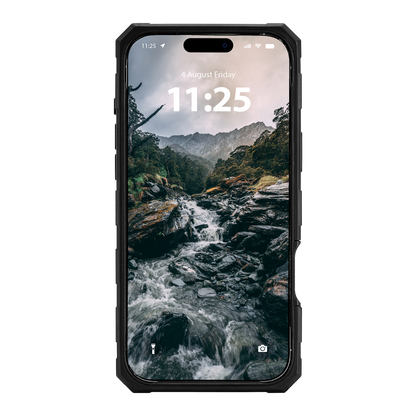 PELICAN SHIELD iPhone17 Pro Max用 ケース MagSafe対応 スモーク スタンド付き [PP057284]
