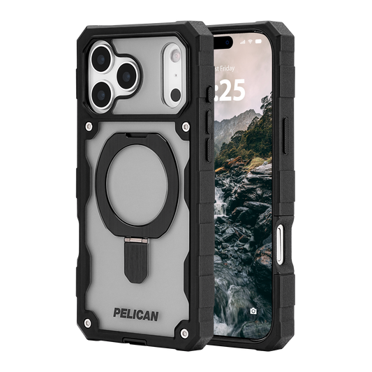 PELICAN SHIELD - Smoke　iPhone17 Pro Max用ケース　タンド付き　MagSafe対応　スモーク ス [PP057284]