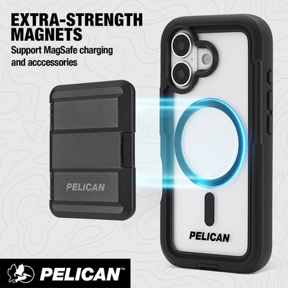 PELICAN VOYAGER iPhone17用 ケース MagSafe対応 ブラック/クリア [PP057858]