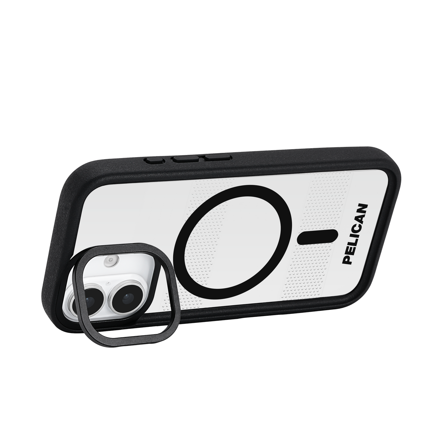 PELICAN PROTECTER iPhone17用 MagSafe対応 クリア スタンド付き [PP057432]
