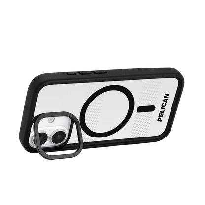 PELICAN PROTECTER iPhone17用 MagSafe対応 クリア スタンド付き [PP057432]