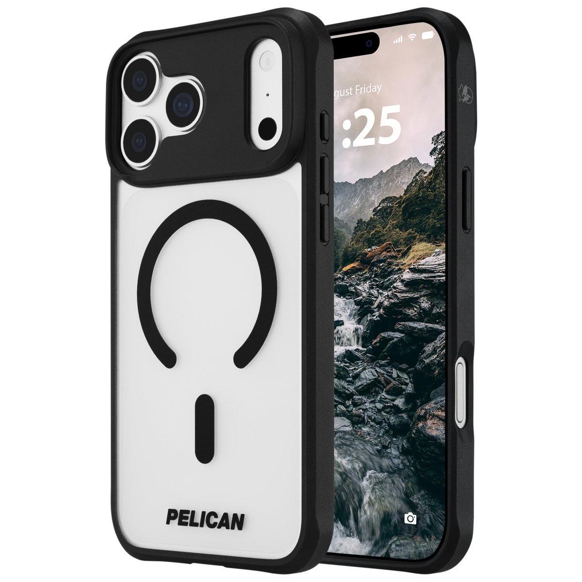PELICAN RANGER - Frosted Clear iPhone18 Pro/17 Pro/18 Pro Max/17 Pro Max用 ケース MagSafe対応 フロステッドクリア