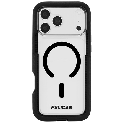 PELICAN VOYAGER - Black/Clear iPhone18 Pro/17 Pro/18 Pro Max/17 Pro Max用 ケース MagSafe対応 ブラック/クリア