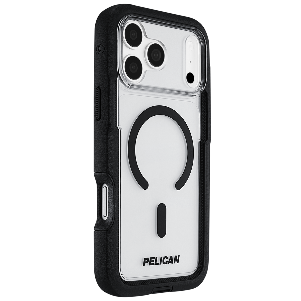 PELICAN VOYAGER - Black/Clear iPhone18 Pro/17 Pro/18 Pro Max/17 Pro Max用 ケース MagSafe対応 ブラック/クリア