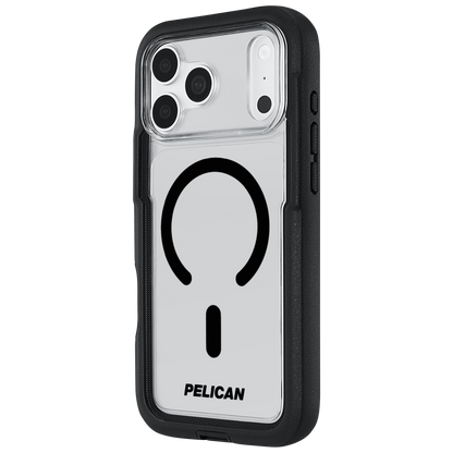 PELICAN VOYAGER - Black/Clear iPhone18 Pro/17 Pro/18 Pro Max/17 Pro Max用 ケース MagSafe対応 ブラック/クリア