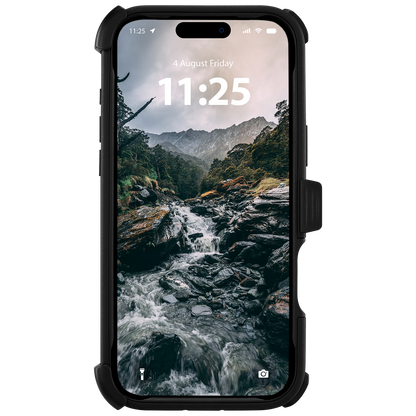 PELICAN VOYAGER - Black/Clear iPhone18 Pro/17 Pro/18 Pro Max/17 Pro Max用 ケース MagSafe対応 ブラック/クリア