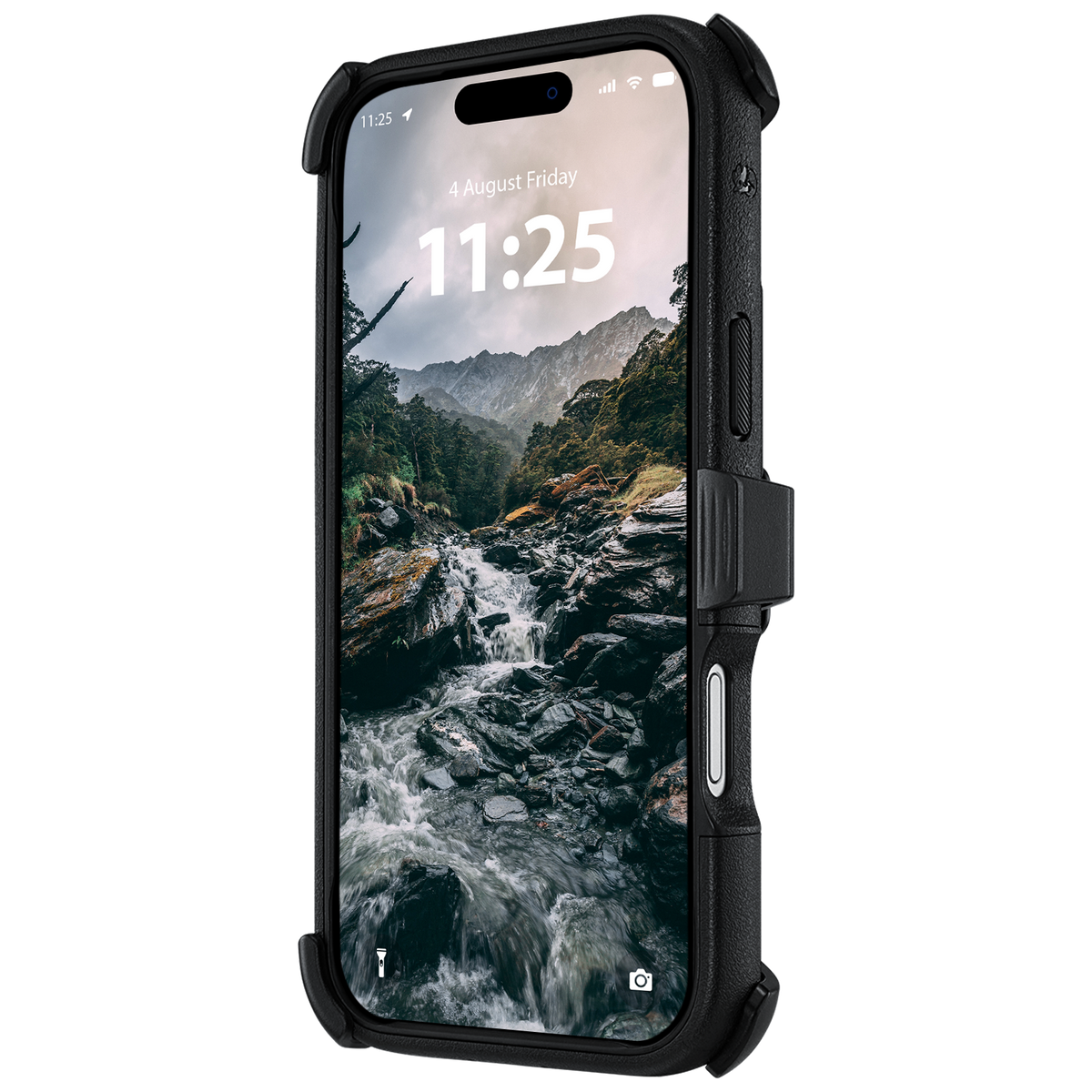 PELICAN VOYAGER - Black/Clear iPhone18 Pro/17 Pro/18 Pro Max/17 Pro Max用 ケース MagSafe対応 ブラック/クリア
