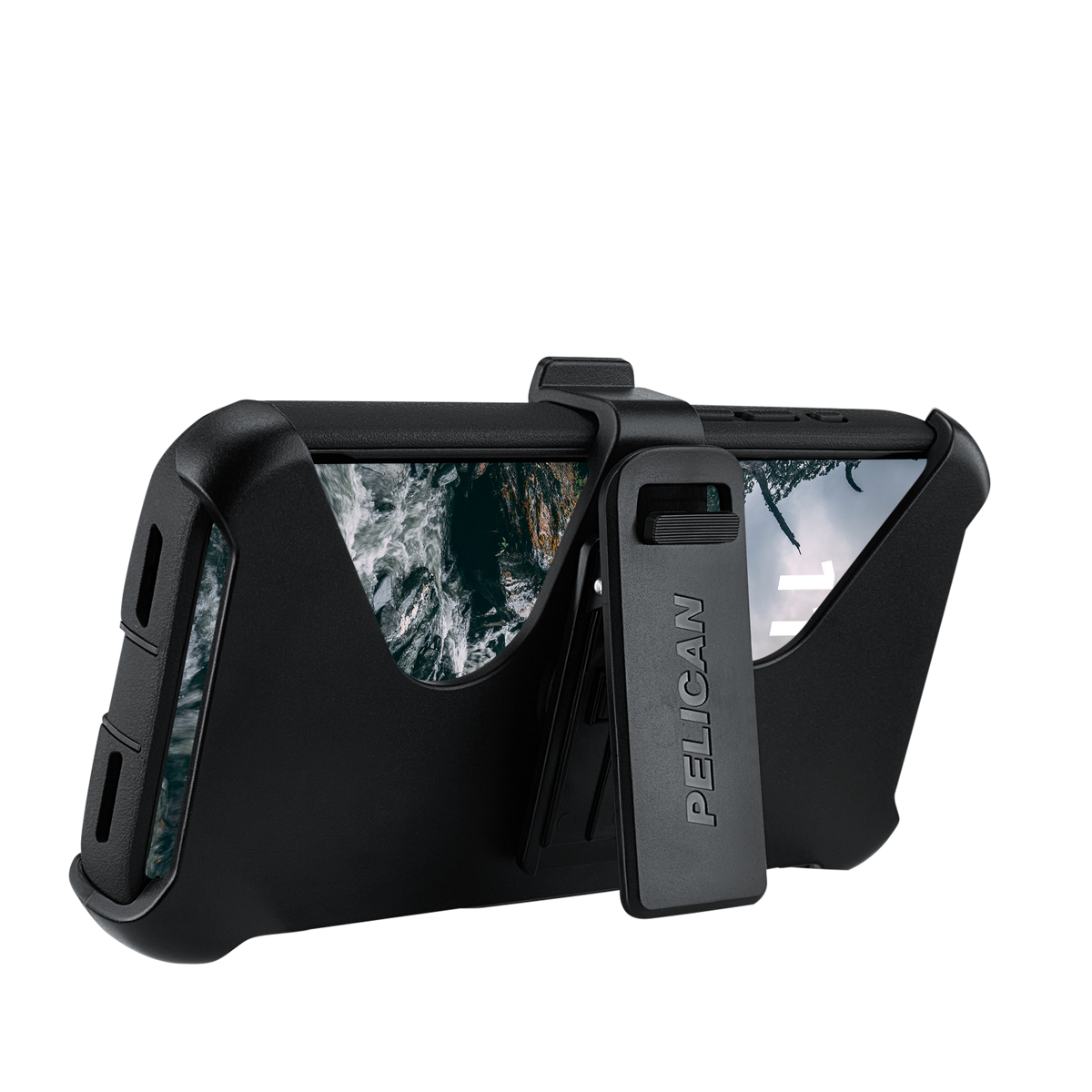 PELICAN VOYAGER - Black/Clear iPhone18 Pro/17 Pro/18 Pro Max/17 Pro Max用 ケース MagSafe対応 ブラック/クリア