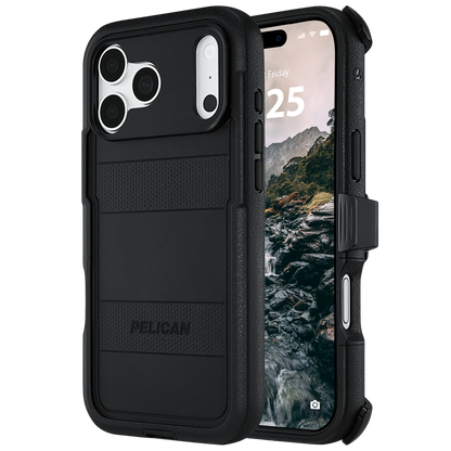 PELICAN VOYAGER - Black　iPhone18 Pro/17 Pro/18 Pro Max/17 Pro Max用 ケース MagSafe対応 ブラック